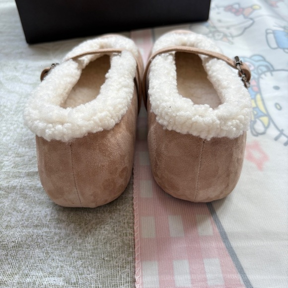 Alaïa Lambswool Mary Jane Flats - Picture 6 of 8